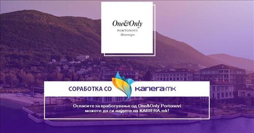 One & Only Portonovi ова лето вработува Македонци