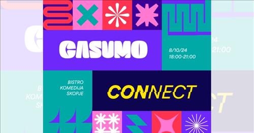 Придружете ни се на нашиот отворен Tech Event, Casumo Connect на 8 октомври во Бистро Комедија!