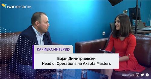 ВИДЕО интервју со Бојан Димитриевски- Head of operations на Axapta Masters